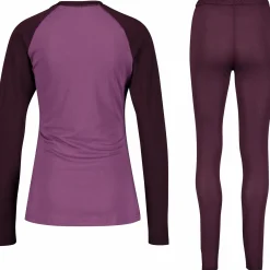 Outlet SKI INDUSTRIES baselayer set, undertøy, dame Grape/dusty Grape