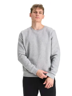 Online TAKEOFF basic crewneck m Grey Melange