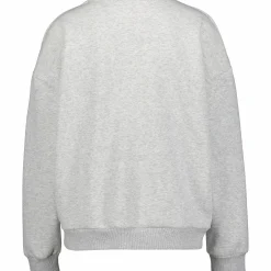 Outlet TAKEOFF basic crewneck w LT GREY MELANGE