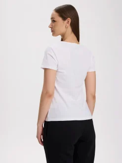 Sale TAKEOFF basic tee w White