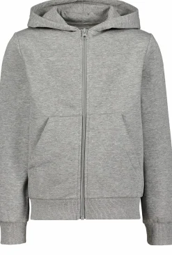 Outlet TAKEOFF basic zip hood jr Grey Melange