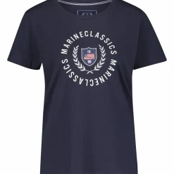 Sale MARINE CLASSIC bay logo tee NAVY