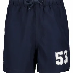 Sale ANDY BY FRANK DANDY beach shorts jr Navy Number Print