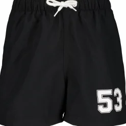 New ANDY BY FRANK DANDY beach shorts jr Black Number Print