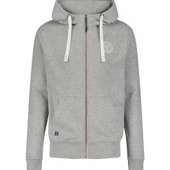 Online MARINE CLASSIC cabin sweat zip hoodie LT. GREY MELANGE