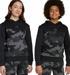 Hot ADIDAS camo fl hood jr BLACK/WHITE