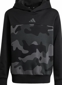 Hot ADIDAS camo fl hood jr BLACK/WHITE