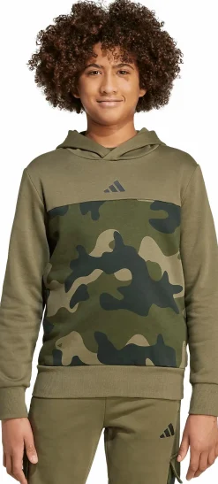 New ADIDAS camo fl hood jr OLISTR/BLACK