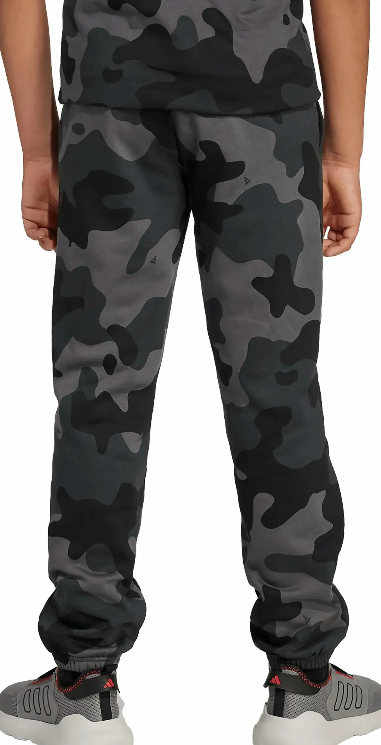 New ADIDAS camo fleece pant jr BLACK/WHITE