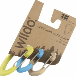 Online WILDO carabiner set, 2m+1l LIGHT BLUE