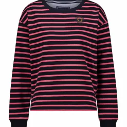 New MARINE CLASSIC classic striped crew PINK/NAVY