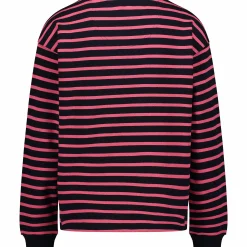 New MARINE CLASSIC classic striped crew PINK/NAVY