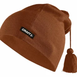 Sale CRAFT core classic knit hat Chestnut
