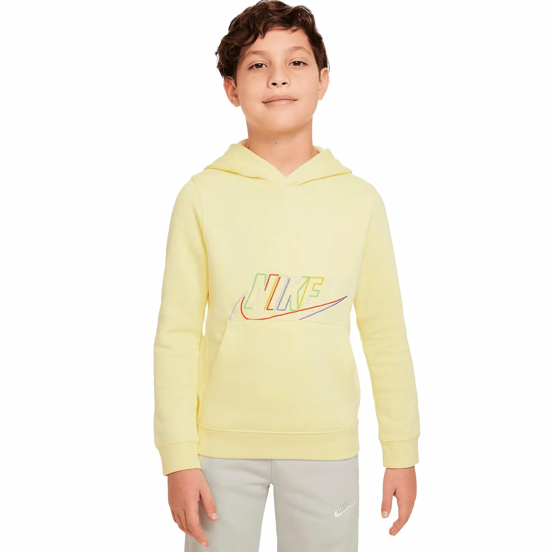 Outlet NIKE core po hoodie b jr Lemon Chiffon