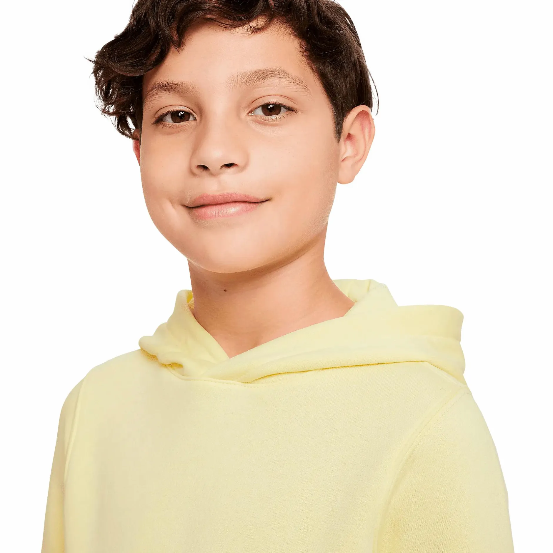 Outlet NIKE core po hoodie b jr Lemon Chiffon