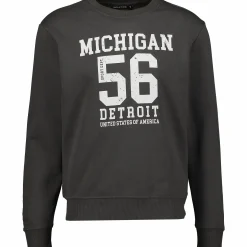 Outlet REACTION crew printed sweatshirt m Volcanic Ash