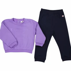 New CHAMPION crewneck suit set g kd Violet