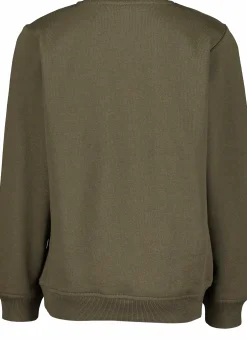 Discount REACTION crewneck sweater b jr Olive Night