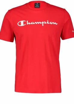 CHAMPION crewneck t-shirt m Red