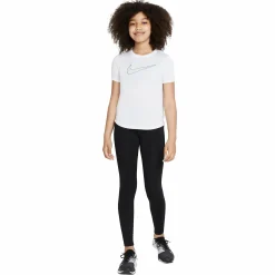 New NIKE dri-fit tee g jr White/Black