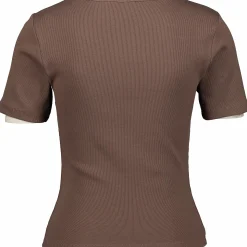 Discount AIM´N ease ribbed short sleeve Macchiato