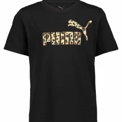 New PUMA ess graphic animal tee jr Puma Black