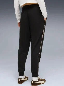 Online PUMA ess graphic pant w BLACK
