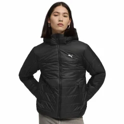 Clearance PUMA ess hooded padded jacket w Puma Black