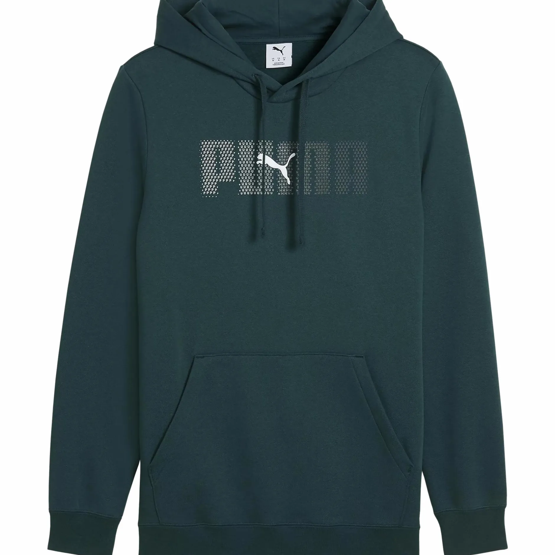 Online PUMA ess logo lab hoodie fl m Green Terrain