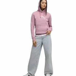 New PUMA ess logo lab hoodie fl w Poised Pink