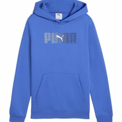Discount PUMA ess logo lab hoodie jr Mountain Blue