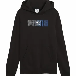 Clearance PUMA ess logo lab hoodie jr Puma Black
