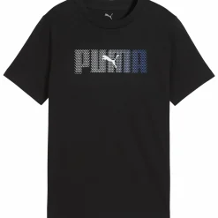 Best PUMA ess logo lab tee jr Puma Black