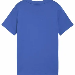 Discount PUMA ess logo lab tee jr Mountain Blue