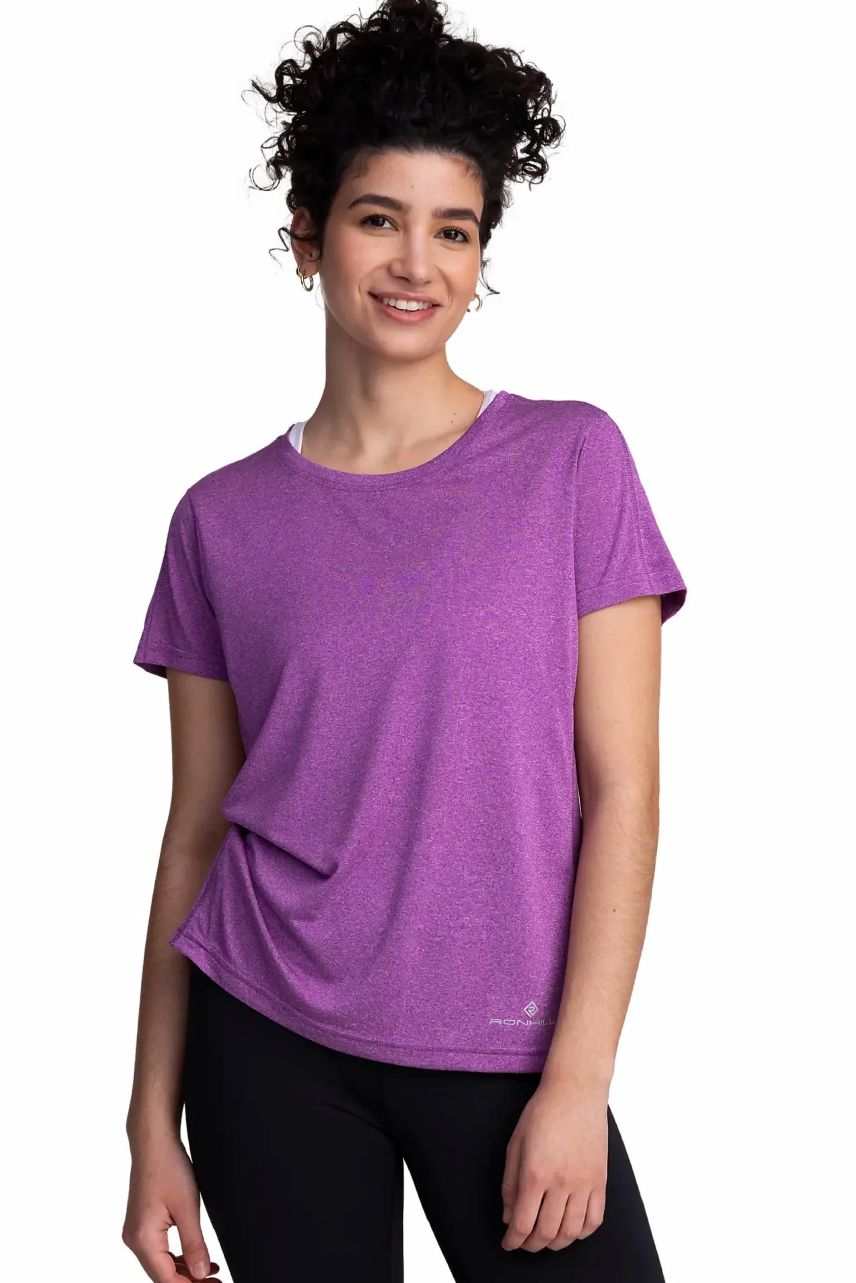 Outlet RONHILL everyday tee w Grape Melange