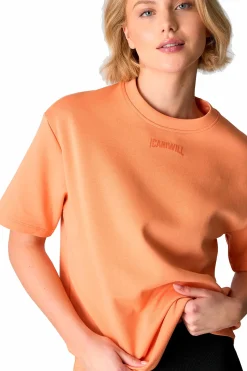 Sale ICANIWILL evoke t-shirt wmn Orange Peach