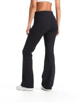 Online GRATITUDE flare tights, utslengte treningstights, dame Soft Black