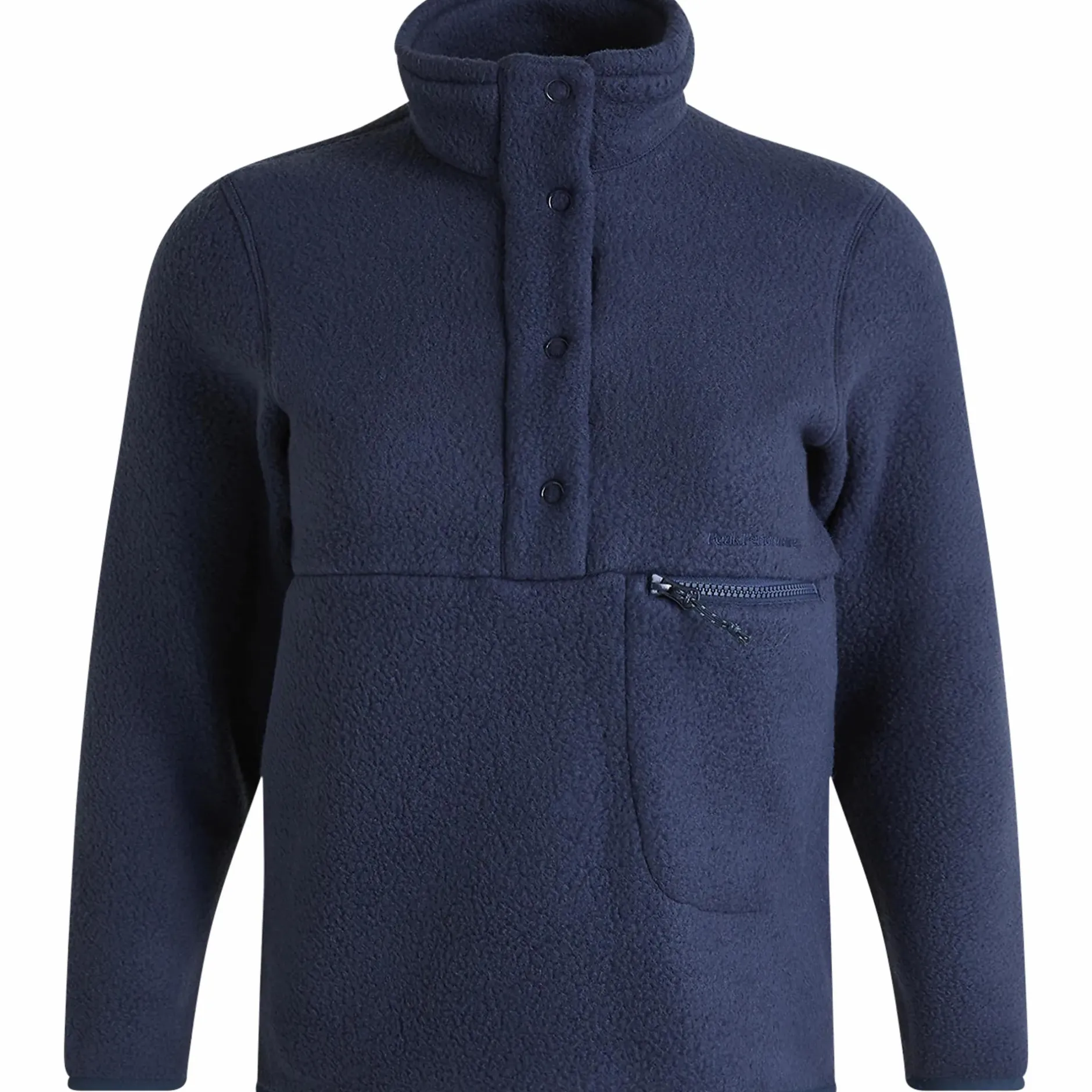 PEAK PERFORMANCE fleece snap t w Blue Shadow