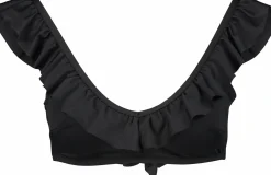 New MARINE CLASSIC frill bikini top w BLUE STRIPE