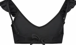 New MARINE CLASSIC frill bikini top w BLUE STRIPE