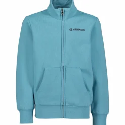 Hot CHAMPION full zip sweatshirt b jr Light Blue