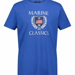 Online MARINE CLASSIC graphic tee STRONG BLUE