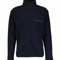 New SKI INDUSTRIES half zip pile m Dk Navy