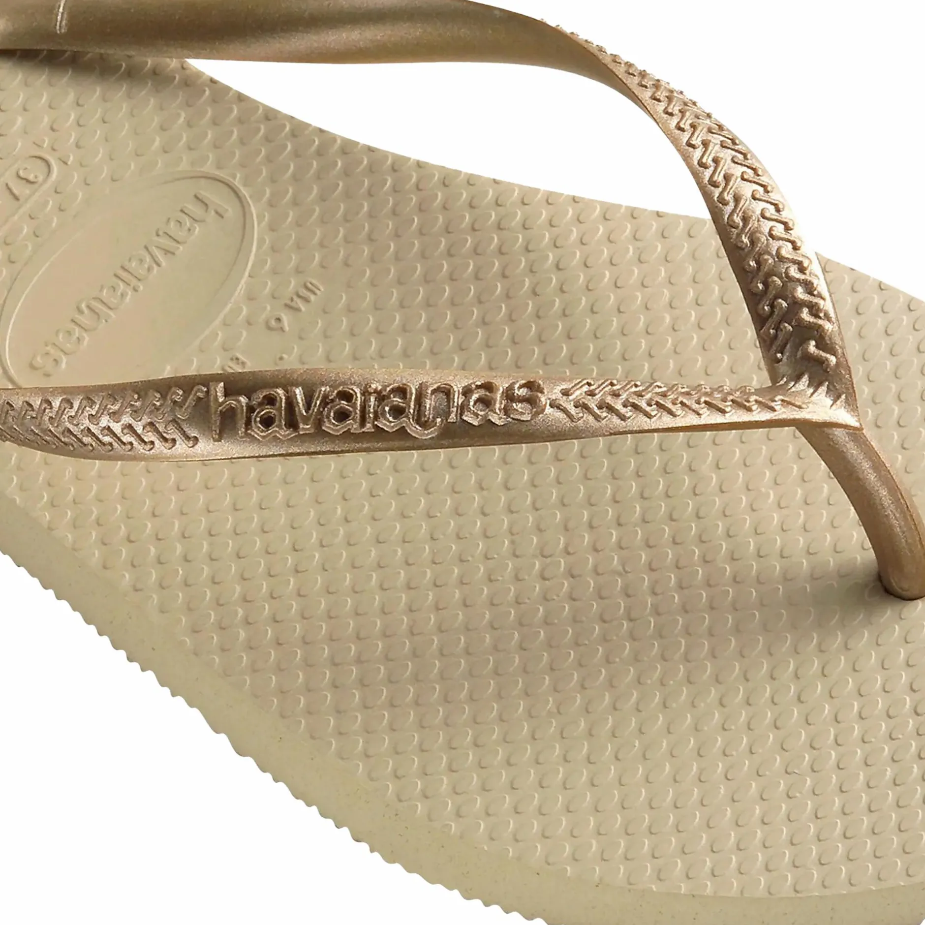 Clearance HAVAIANAS hav slim jr Sandgrey/L.Gold