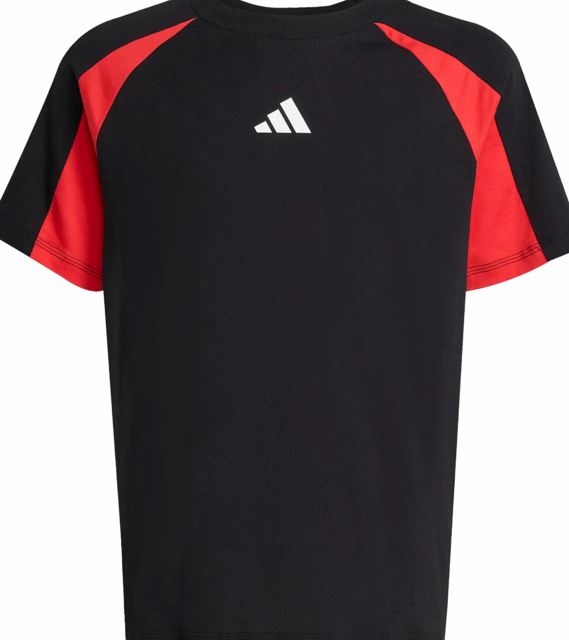 Sale ADIDAS j colorblock t-shirt BLACK/PURRUB