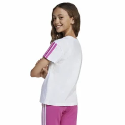 ADIDAS jg 3s tee 160 White/Selufu