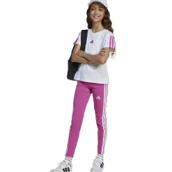 ADIDAS jg 3s tee 160 White/Selufu
