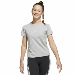 Discount ADIDAS jg 3s tee 160 Mgreyh/Clpink
