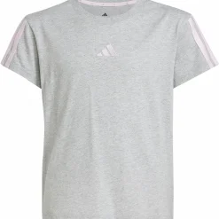 Discount ADIDAS jg 3s tee 160 Mgreyh/Clpink