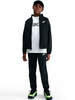 Sale NIKE k nsw df tracksuit pk fz BLACK/BLACK/WHITE